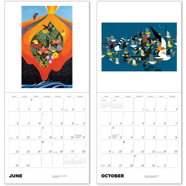 Charley Harper 2025 Wall Calendar ArchitectGiftsPlus