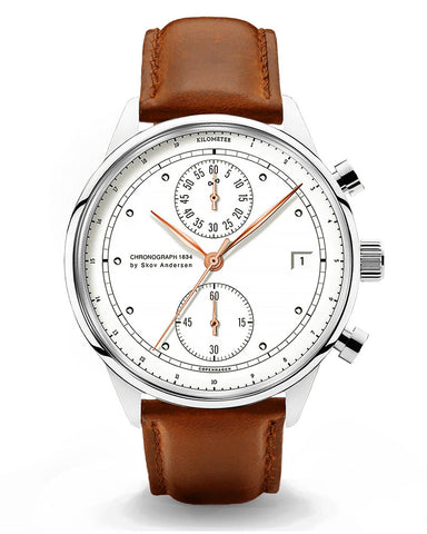 About Vintage 1834 Chronograph Brown Watch