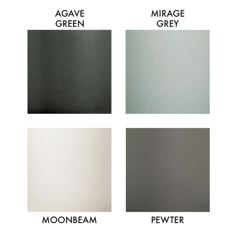 Pilar Tableware Colors - Agave Green, Mirage Grey, Moonbeam, Pewter