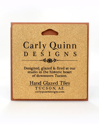 Carly Quinn Designs Ceramic Tile Cork Backing