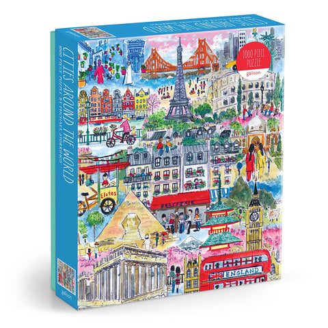 Cities Around the World Michael Storrings 1000 Piece Jigsaw Puzzle