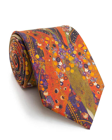 Gustav Klimt Water Serpents Silk Tie