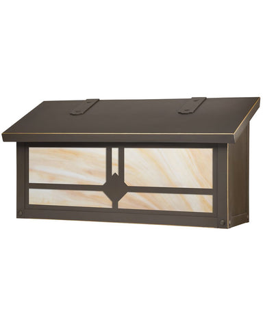 Mission Diamond Horizontal Wall Mount Mailbox