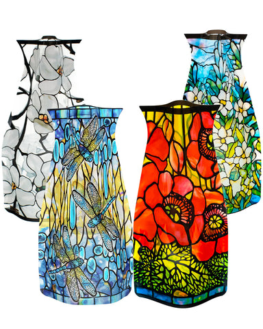 Modgy Louis C. Tiffany Expandable Vases Set of Four