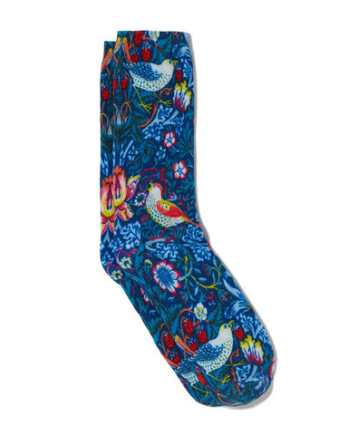 William Morris Strawberry Thief Women's Socks