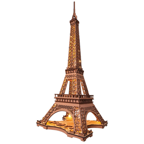 DIY Night of the Eiffel Tower 3D Puzzle