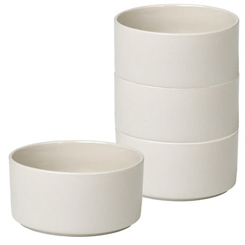 Blomus Pilar Stoneware Bowls - Moonstone