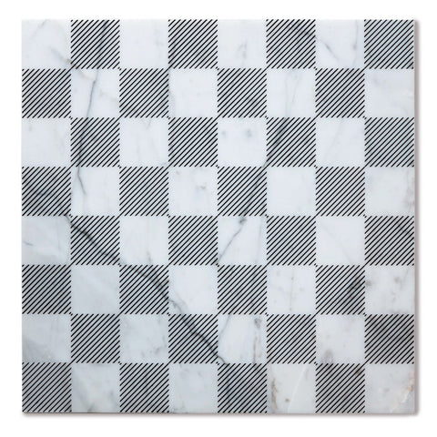 Skyline Chess Playing Board - Marble