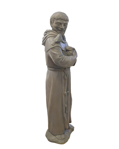 Saint Francis Garden Statue in Cast Stone