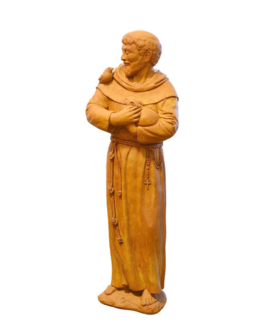 Saint Francis Garden Statue in Cast Stone