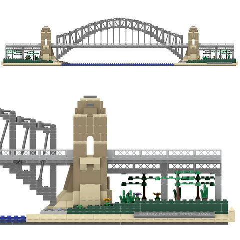 Sydney Harbour Bridge Building Brick Set