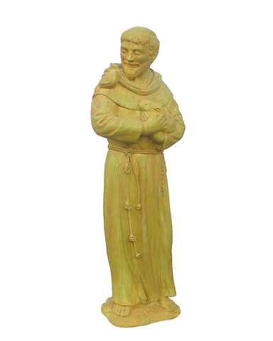 Saint Francis Garden Statue in Cast Stone