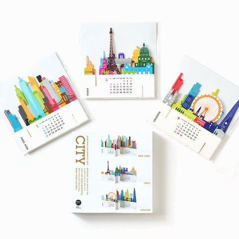 Good Morning Inc. City 3D 2025 Calendar