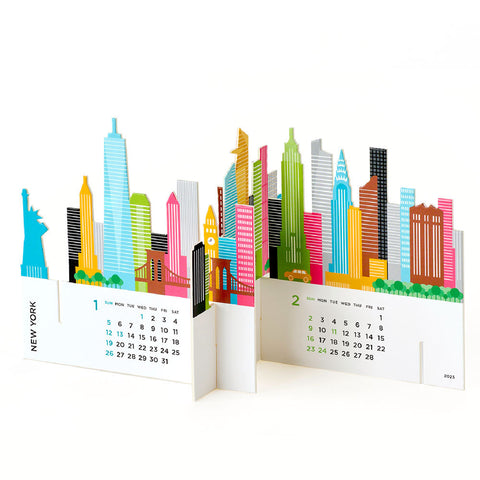 Good Morning Inc. City 3D 2025 Calendar